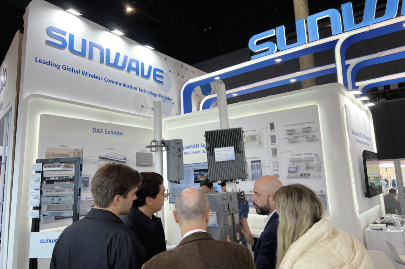  Empowering Industries: Sunwave Lights Up MWC Barcelona 2024