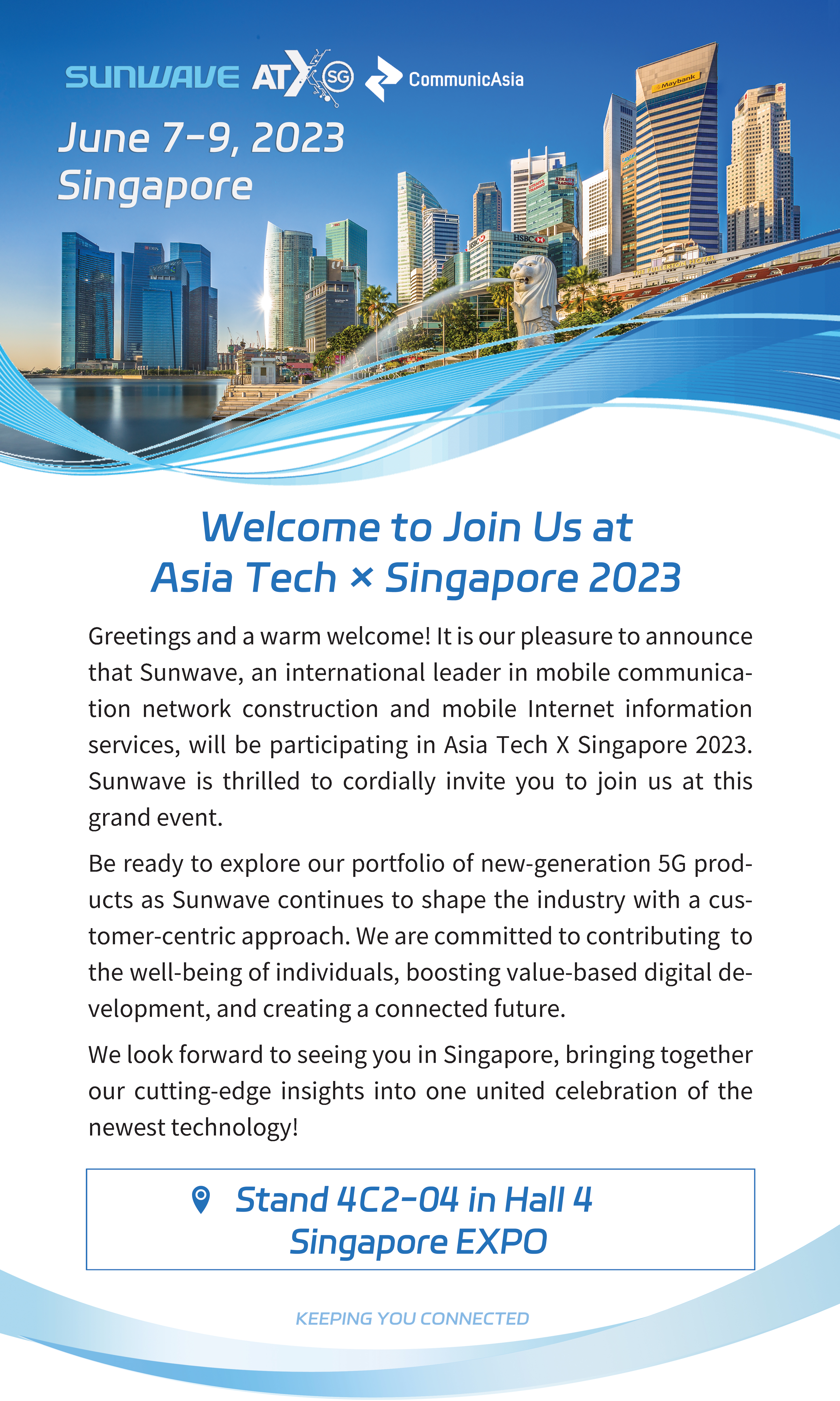 CommunicAsia invitation
